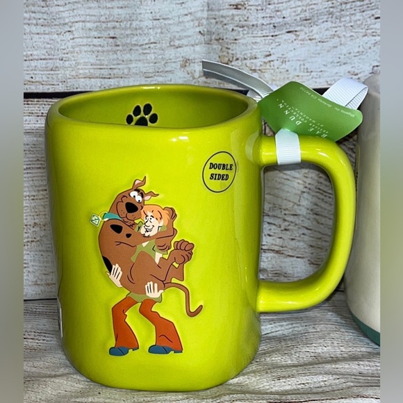 2 Rae Dunn SCOOBY-DOO and HEEBIE JEEBIE Handmade Mugs - Picture 3 of 9